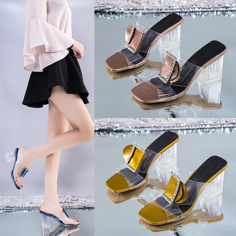 Sandals And Slippers Women Wear High Heels Women