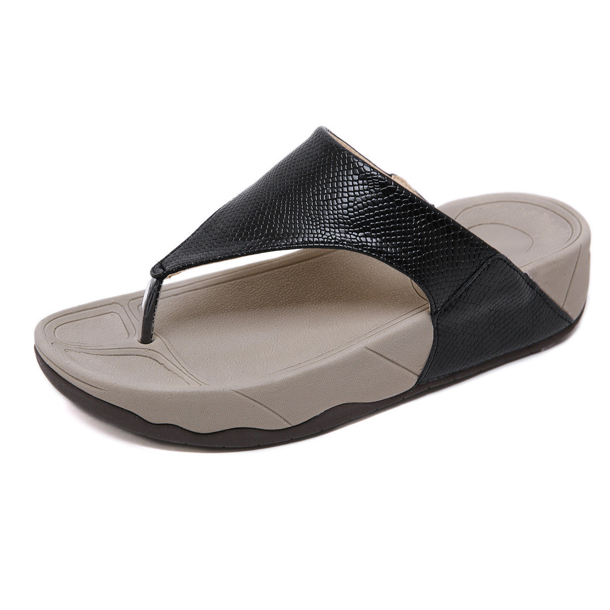 Slippers Summer New Beach Slides Wedges Platform Soft Flip Flops Thick bottom Comfortable Fashion Ladies Footwear