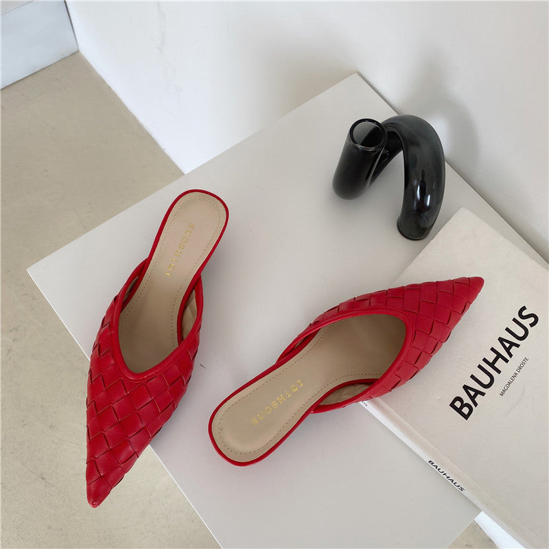 Pointed stiletto sandals for women